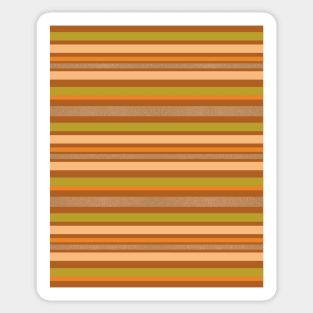 Fall palette, stripped design with glitter - perfect for Thanksgiving or Halloween Sticker